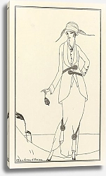 Постер Д'Анжу Годре Journal des Dames et des Modes, Costumes Parisiens, 1914, No. 167