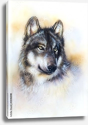 Постер Портрет волка 1