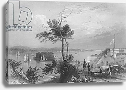 Постер Бартлет Уильям (последователи, грав) The Narrows from Fort Hamilton