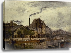 Постер Боггс Фрэнк La démolition de l’ancien pont de la Tournelle