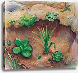 Постер Маке Август Pflänzchen im Wald