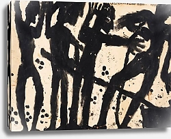 Постер Суттер Луи Les peintres et le mur blanc