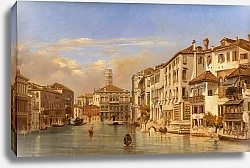 Постер Фланден Эжен Gondoles sur le Grand canal, Venise