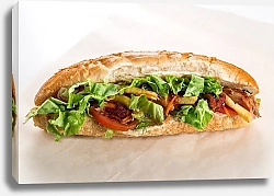 Постер Сэндвич с салатом