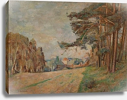 Постер Бартошек Франц Landscape with Pine Trees