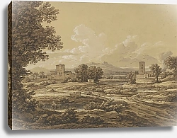 Постер Рейнхарт Йоханн Пейзаж с Торре-дель-Квинто перед Римом