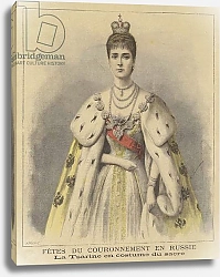 Постер Tsarina Alexandra of Russia in her coronation robes