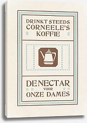 Постер Врис Рейнер Advertentie voor Corneele's koffie