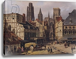 Постер Канелла Джузеппе Place de la Haute-Vieille-Tour, Rouen, 1824
