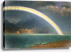 Постер Бирштад Альберт Rainbow Over Jenny Lake, Wyoming,