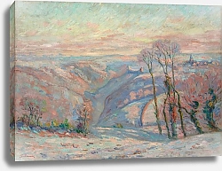 Постер Гийомен Арман Белый иней в деревне Крозант