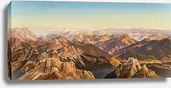 Постер Пернхарт Маркус A Panorama from the Mangart in the Julian Alps 1