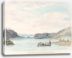 Постер Смит Чарльз Гамильтон Беседа с эскимосами из племени Тлевичодезет