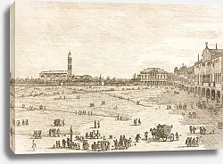 Постер Каналетто (Giovanni Antonio Canal) Prà della Valle, Padua