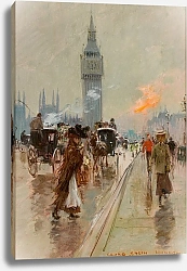 Постер Штейн Джордж Zicht op Westminster