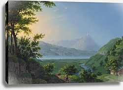 Постер Блейлер Иоганн Генрих Тунское озеро после Низена