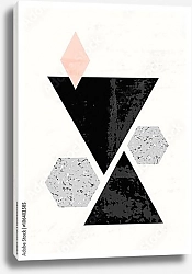 Постер Абстрактная геометрическая композиция 14