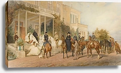 Постер Коссак Юлиуш Return from a stroll in Krzeszowice