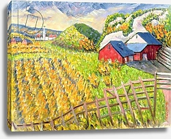 Постер Эйр Патриция (совр) Wheat Harvest, Kamouraska, Quebec