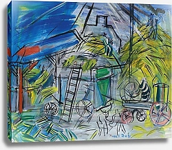 Постер Дюфи Рауль Уборка мусора в грозовом небе