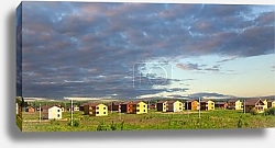 Постер Большой коттеджный поселок