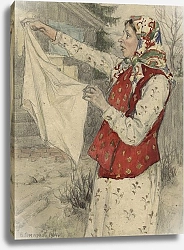 Постер Смирнов Борис Васильевич Female Migrant from Arkhangelsk Province to Krasnoyarsk in Siberia. Old Believer.