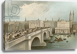 Постер Школа: Английская 19в. London Bridge