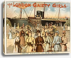 Постер Дональсон Лит. Ко Лондонские веселые девчонки