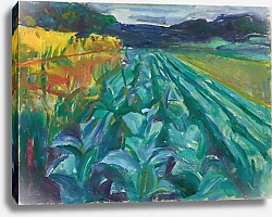 Постер Мунк Эдвард Капустное поле