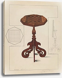 Постер Фоссум Магнус Checker-board Table-tilt Top