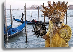 Постер Италия. Венеция. Маски на карнавале