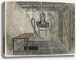 Постер Хамли Перкинс Interior Sand Blasting Chamber, 1935