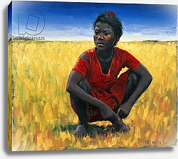 Постер Уиллис Тилли (совр) Girl in Red, 1992