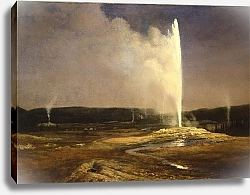 Постер Бирштад Альберт Гейзеры в Йеллоустоне