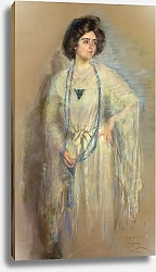 Постер Барни Элис Лаура в белом