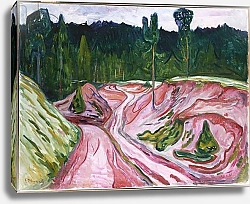 Постер Мунк Эдвард The Thuringian Forest, c.1904