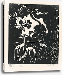 Постер Клоостер Йоханнес Змея с оленем