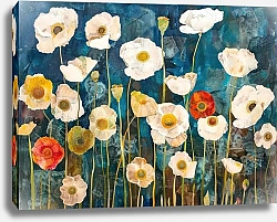 Постер Midnight poppy field