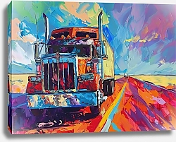 Постер Truck on its way