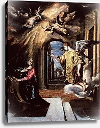 Постер Эль Греко The Annunciation, c.1570-73