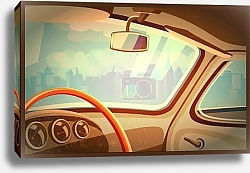 Постер Салон автомобиля