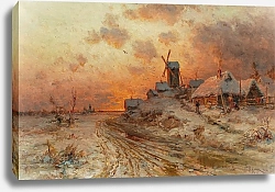 Постер Клевер Юлий Возвращение домой на закате