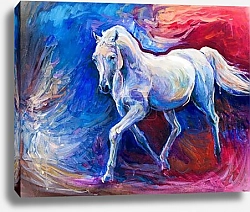 Постер Синий конь