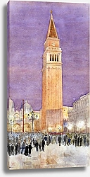 Постер Гилберт Касс Bell Tower, St. Mark’s Square, Venice