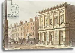 Постер Школа: Английская 19в. The London Commercial Sale Rooms, from 'R.Ackermann's Repository of Arts' 1813