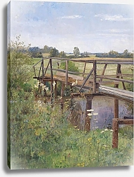 Постер Дарно Хьюго Sommerlandschaft mit Brücke