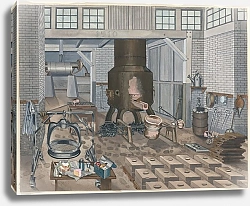 Постер Хамли Перкинс Чугунолитейный цех, 1910 год