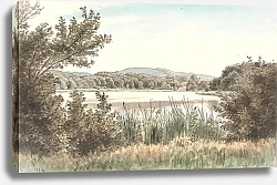 Постер Сковгаард П. С. Hundesøen paa Møen