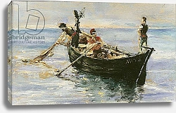 Постер Тулуз-Лотрек Анри (Henri Toulouse-Lautrec) Fishing Boat, 1881
