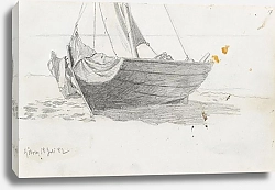 Постер Гуде Ханс Лодка на пляже, Герен